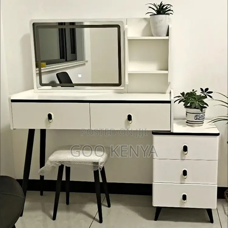 Home Furniture ; High Quality Wood Panel Dressing Table