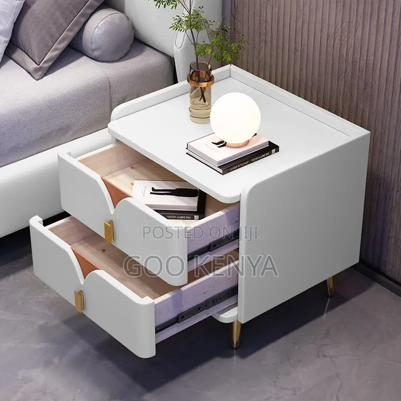 Home Cabinet ; Bedside Cabinet Modern Smart Double Storage