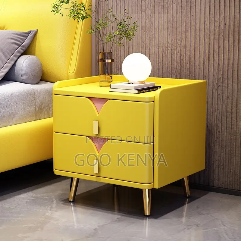 Home Cabinet ; Bedside Cabinet Modern Smart Double Storage