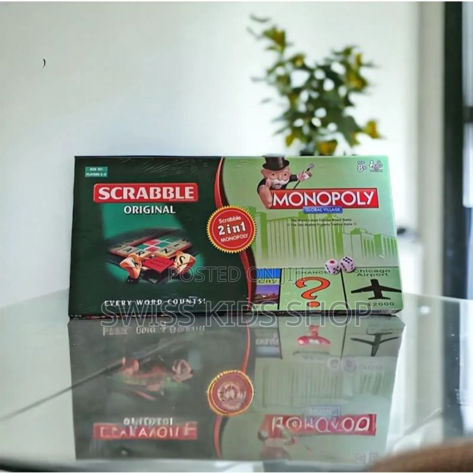 Scrabble and Monopoly 2 in 1 Game