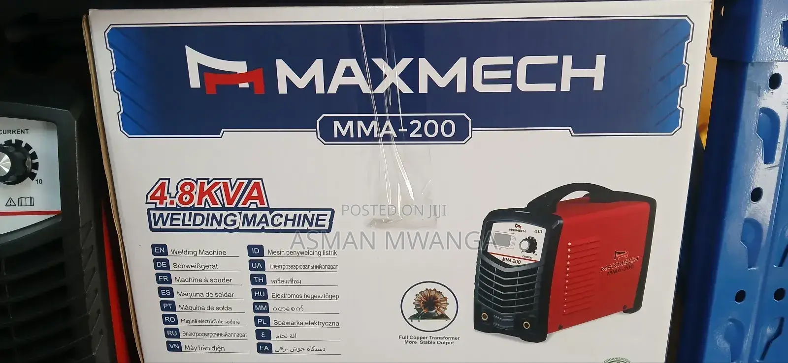 Maxmech Welding Machine 4.8 Kva