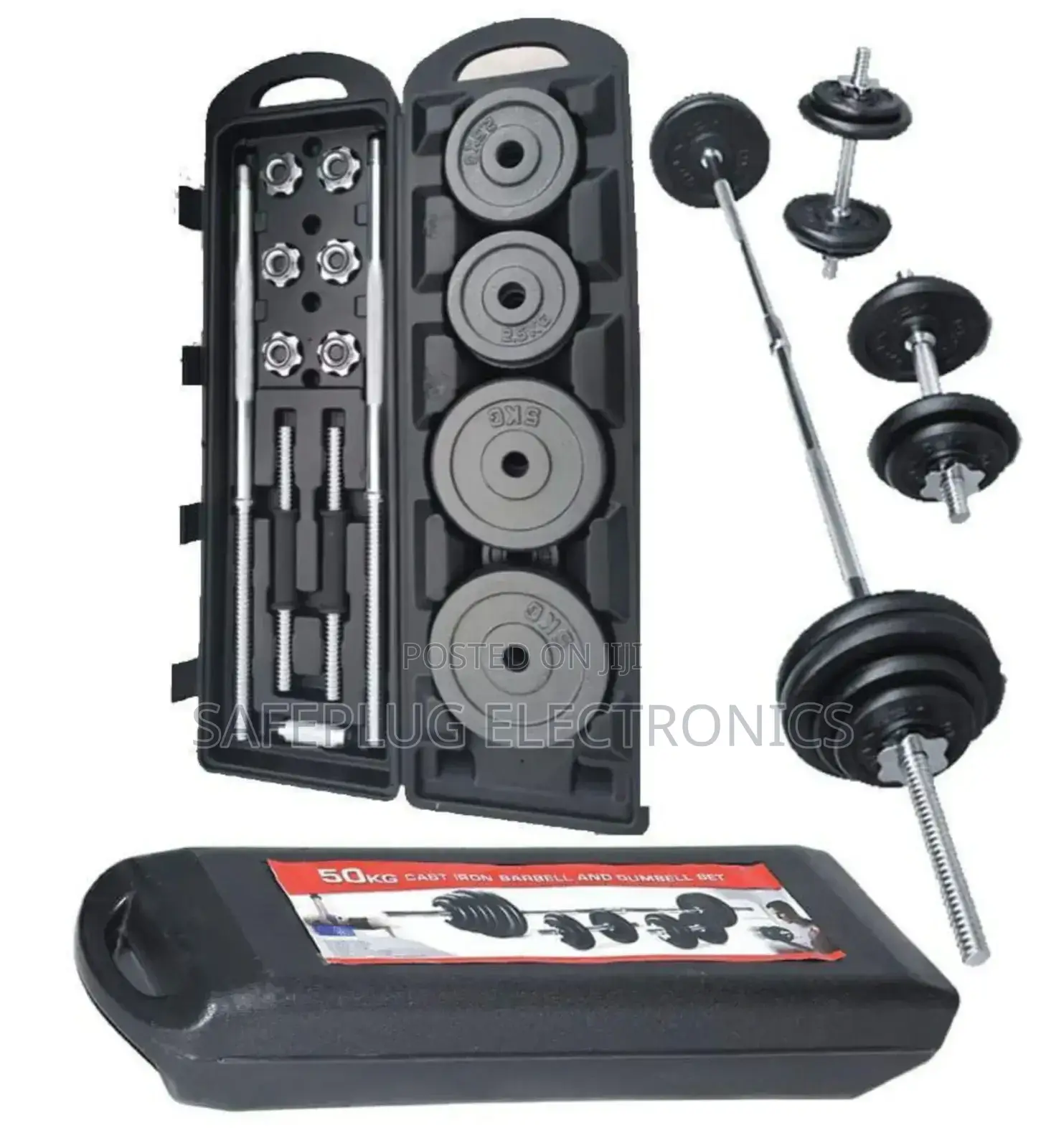York 50kg Barbell Dumbbell Set – Full Body Workout