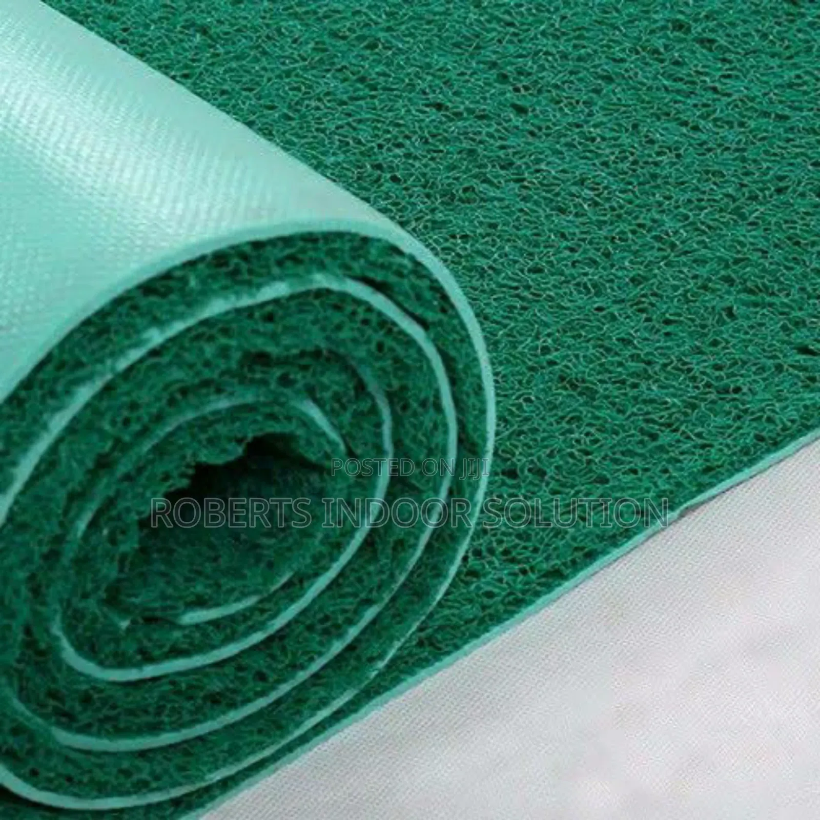Vibrant Green PVC Entrance Mat – 1.2m Wide,Commercial Use