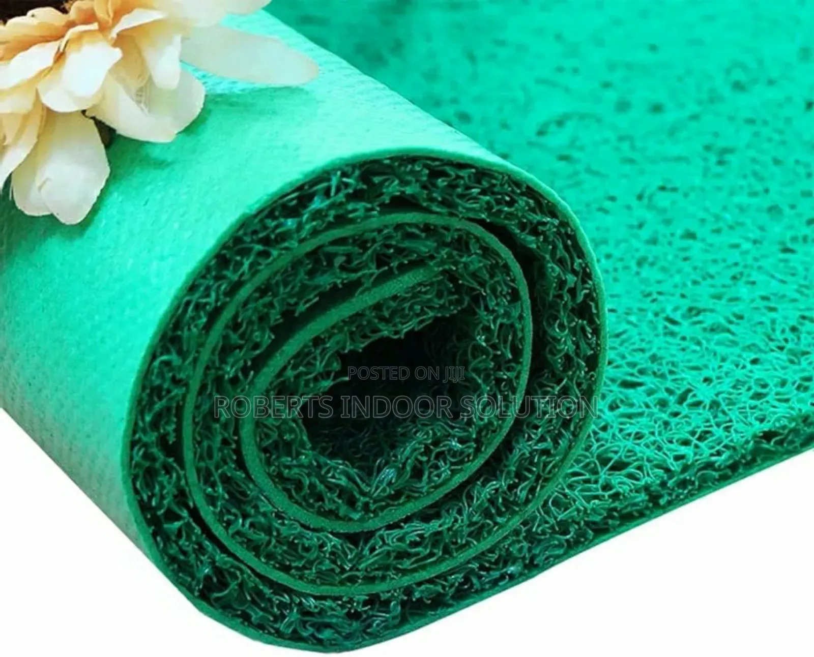 Vibrant Green PVC Entrance Mat – 1.2m Wide,Commercial Use