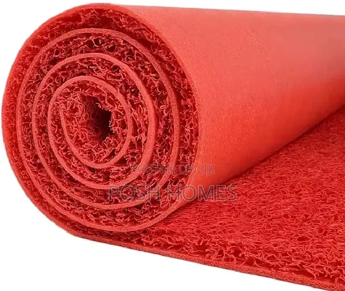 Bright Red PVC Spaghetti Mats