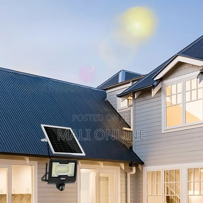 Solar-powered Led Street Flood Light With 4g Cctv Camera