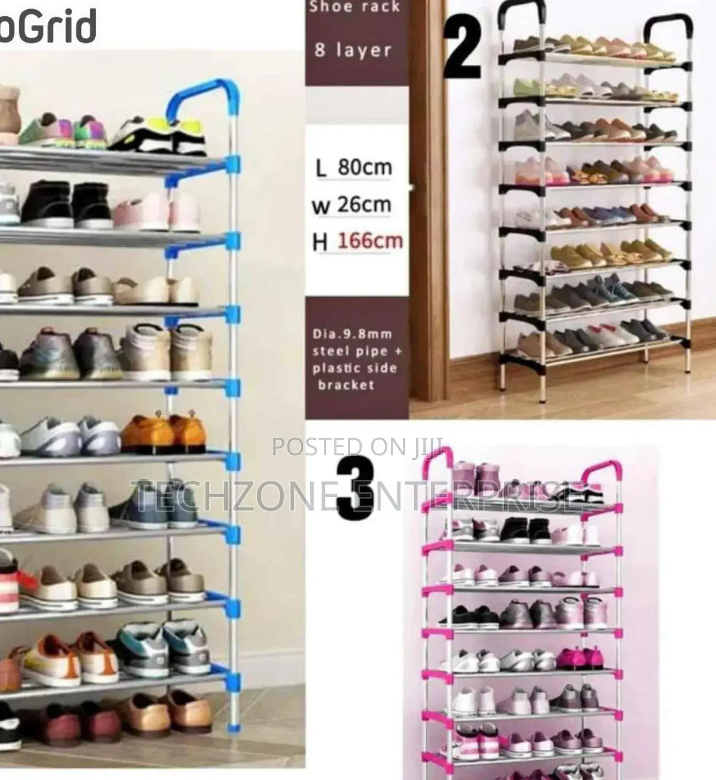 Portable Generic Multi-Layer 8 Layers Shoe Rack
