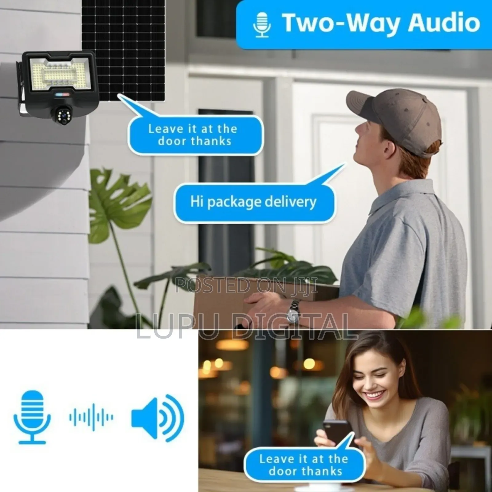 600 Watta Ai Solar Camera+ Lighting 2 In1