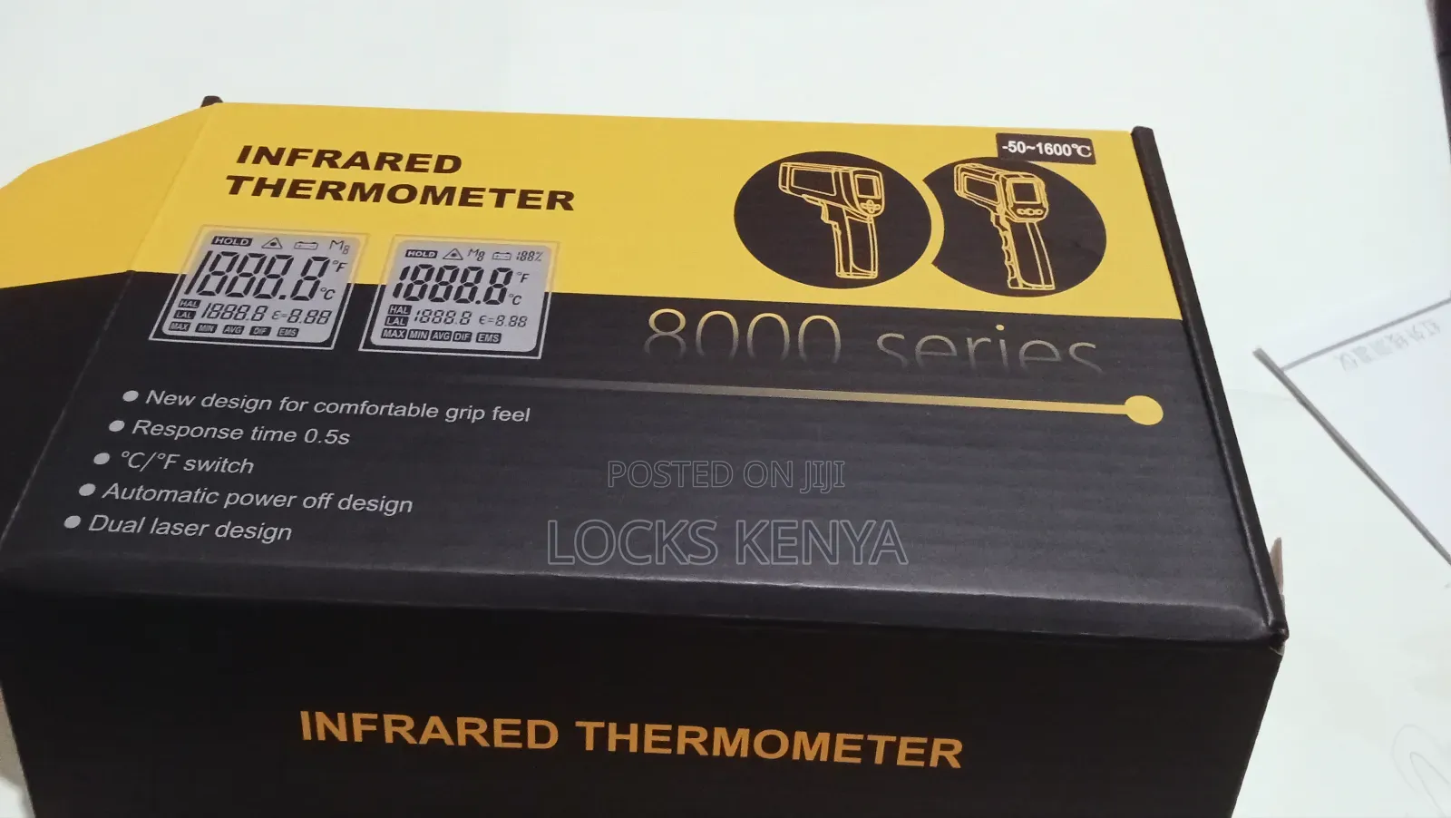 No Touch Industrial Thermometer -50 to 1600 Degrees