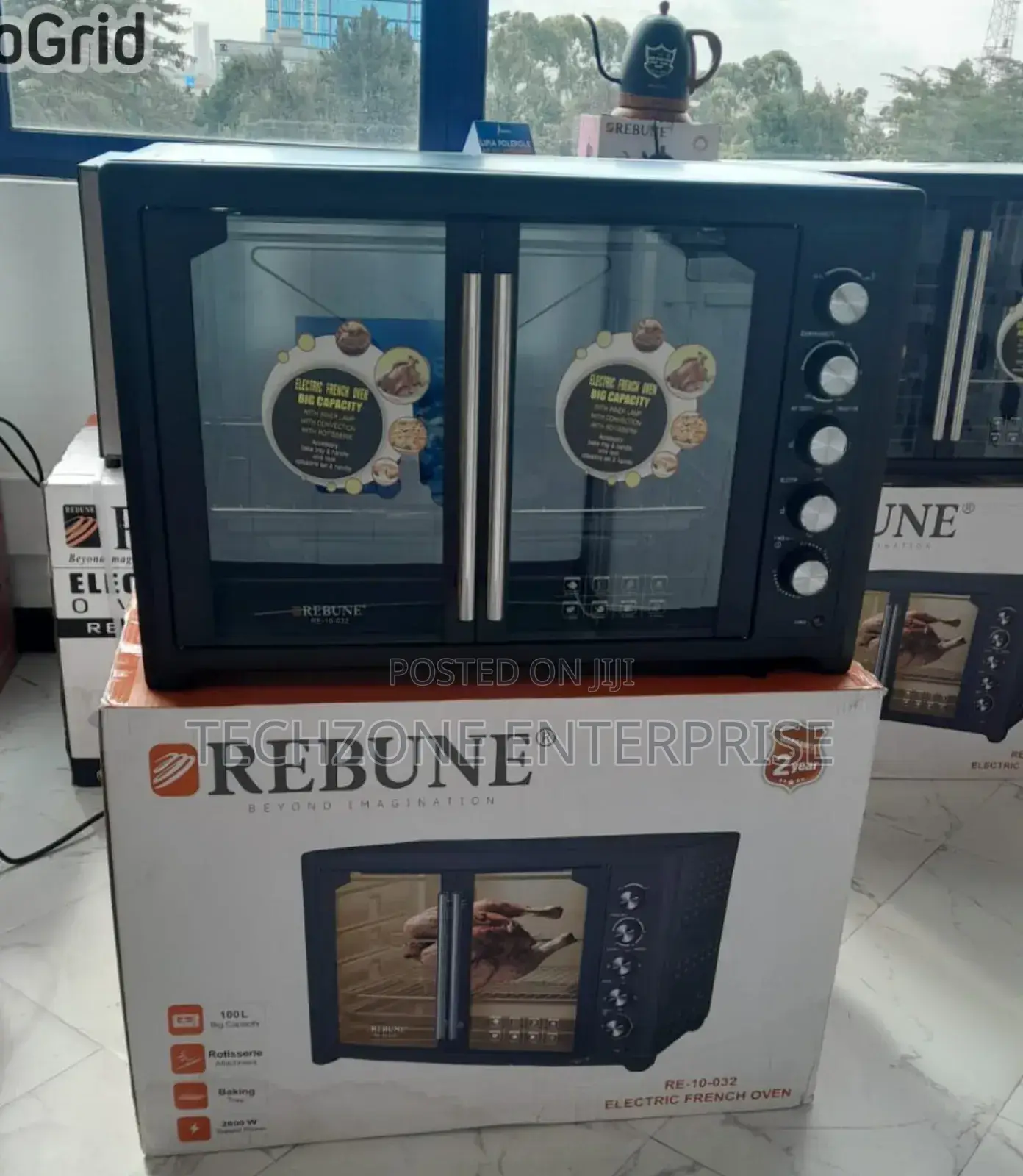 Rebune 100l Commercial Electric Oven With Led Display
