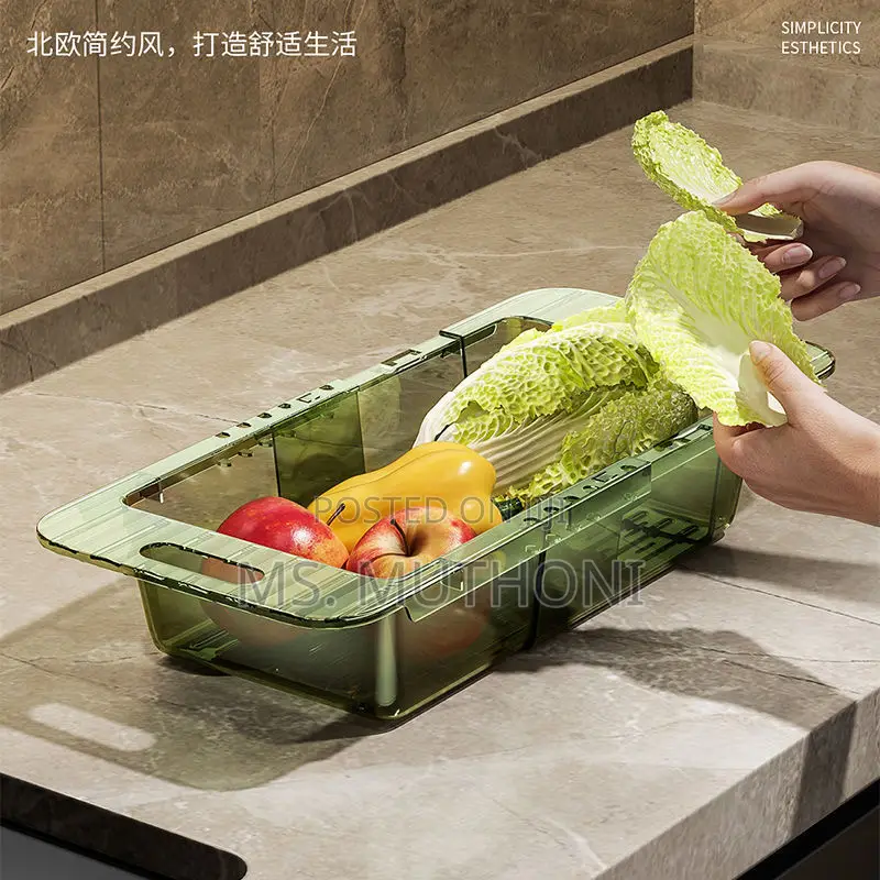 Multifunctional Acrylic Over the Sink Colander/Drain Basket*