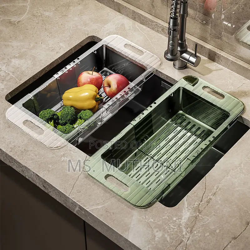 Multifunctional Acrylic Over the Sink Colander/Drain Basket*