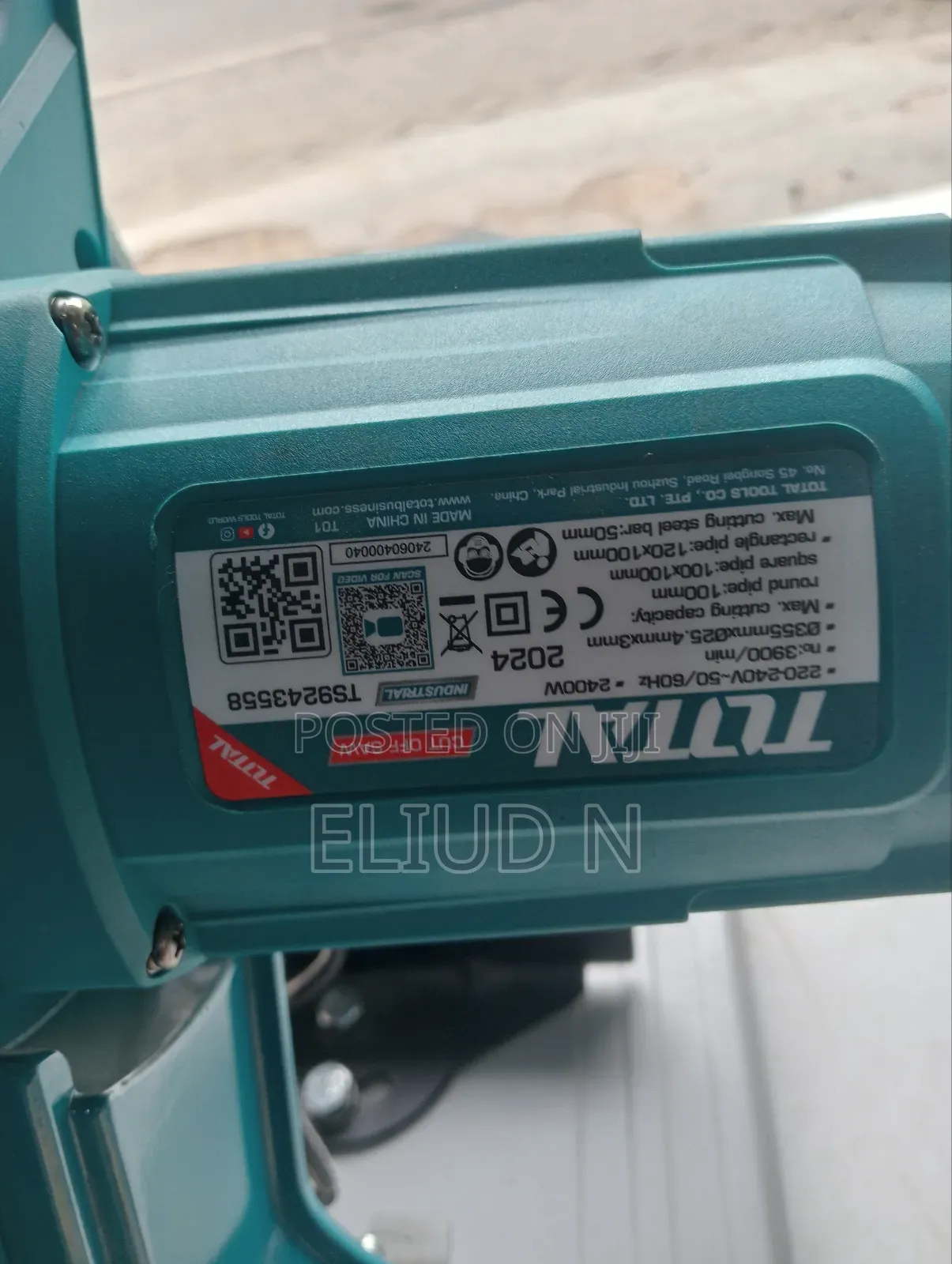Heavy Duty/Total Cut Off Saw Machine 2400w