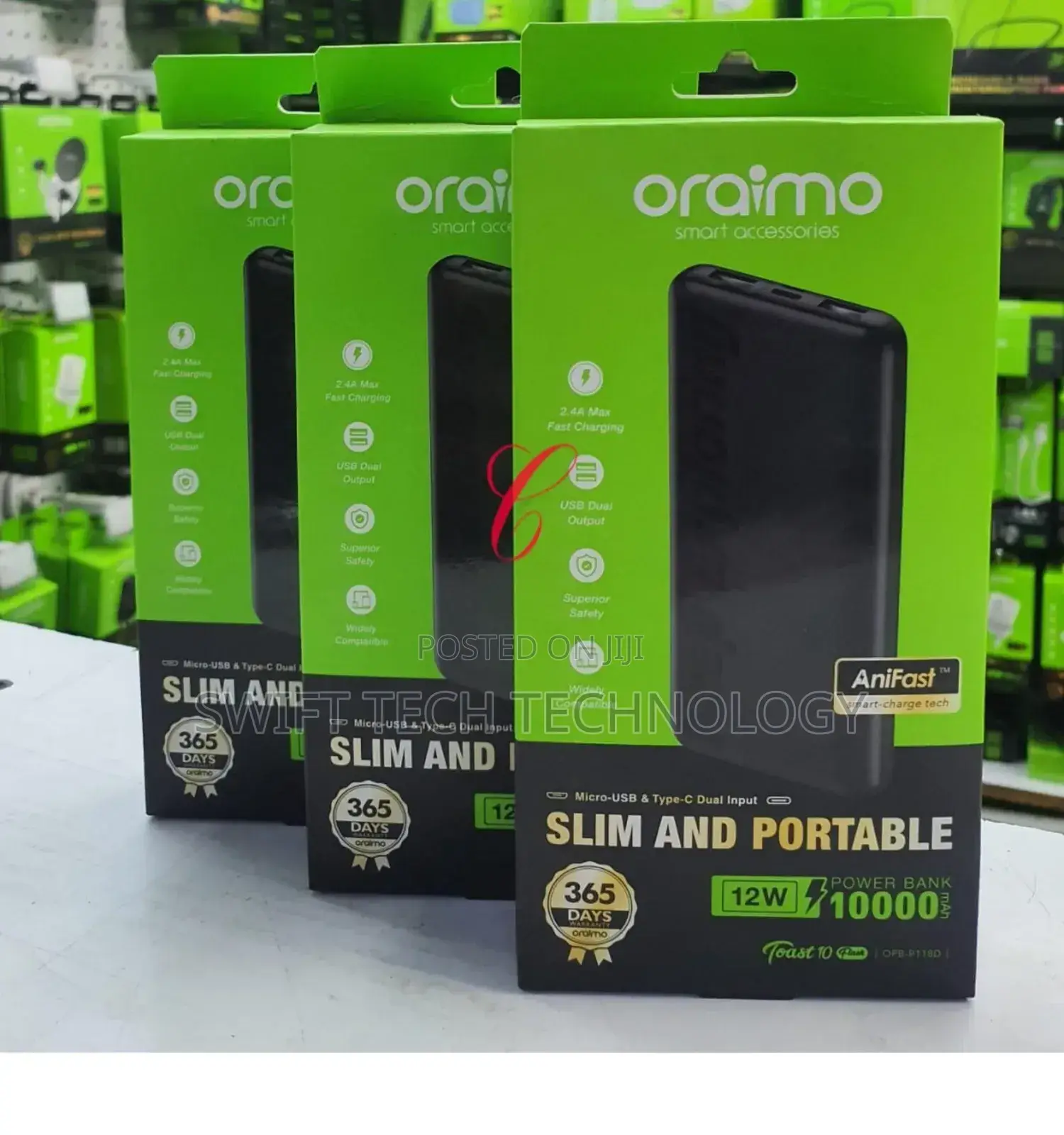 Power Bank 10,000amh Toast 118p Power Bank
