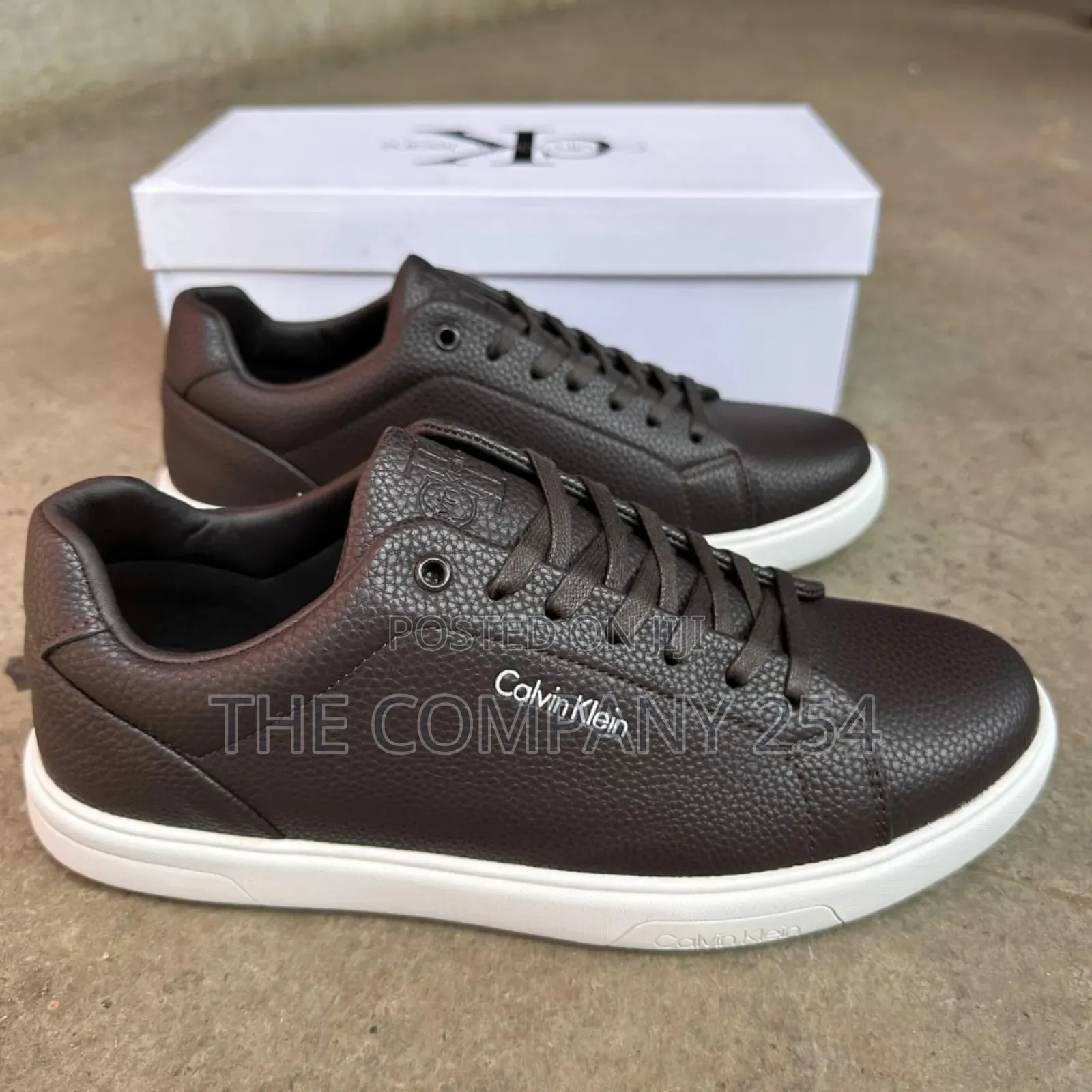 Quality Leather Casual Men Calvin Klein Sneakers Shoes