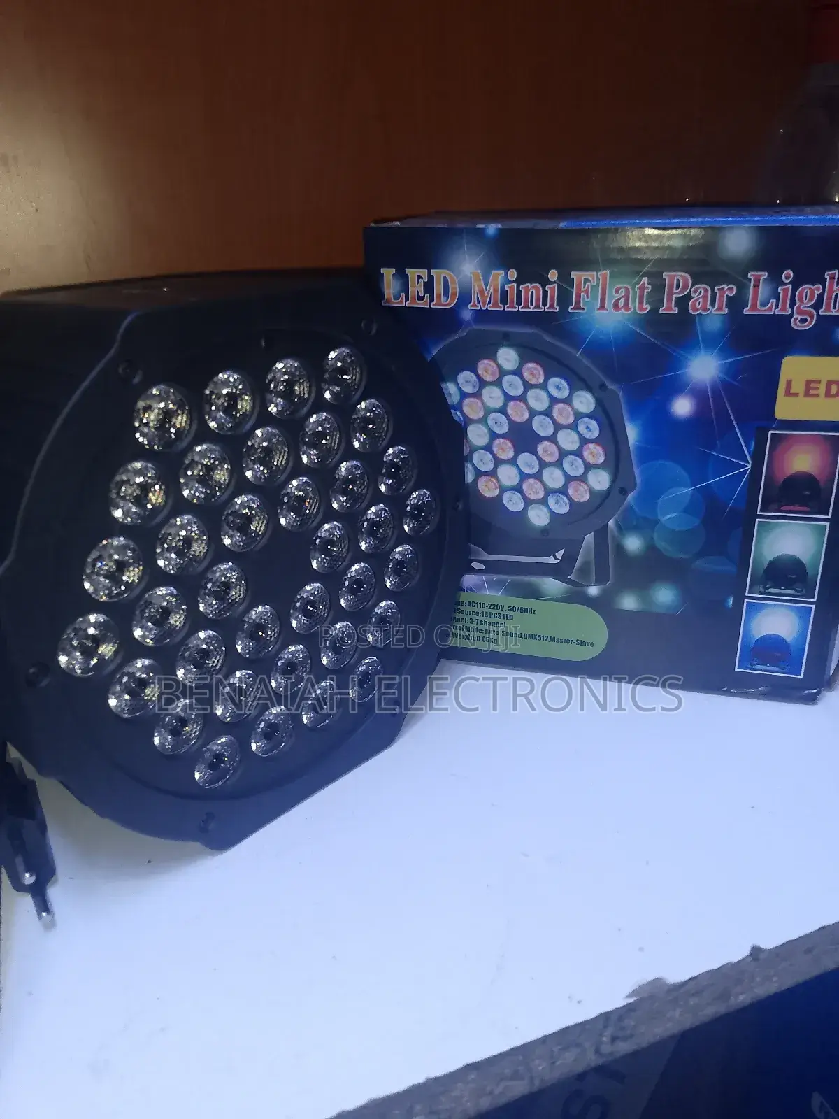 Multicolor Color Stage Light Sounds Activated,