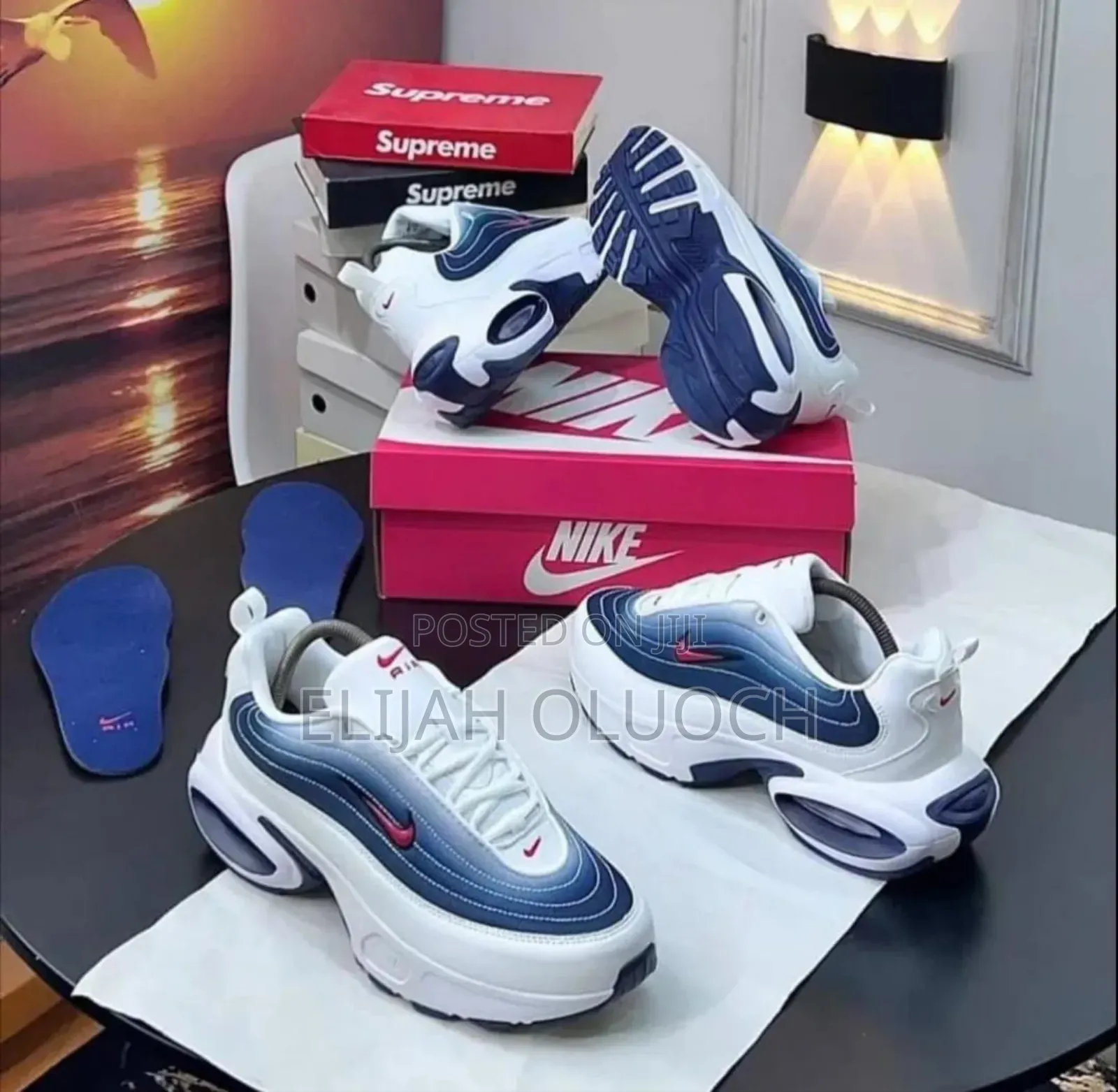 Nike Airmax Portal White/Light Blue