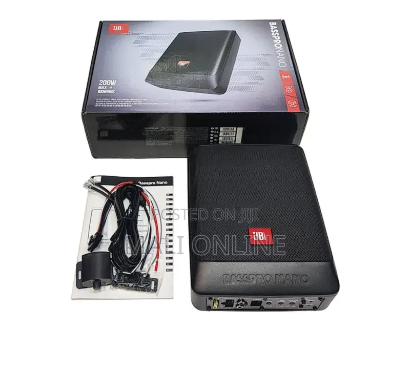 Jbl Basspro Nano 6x8" 200w Car Subwoofer 100w Rms