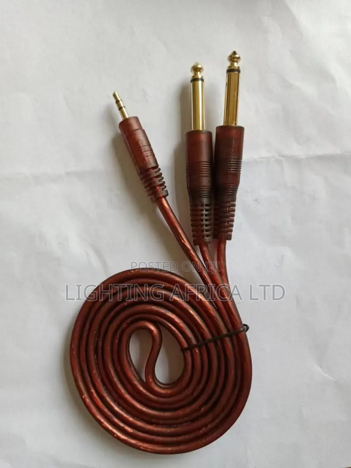 Single Jack Pin To Dualjack High Quality Cable