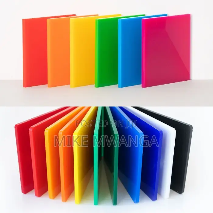 1220mm X 2440mm Coloured Acrylic Sheets (Perspex)