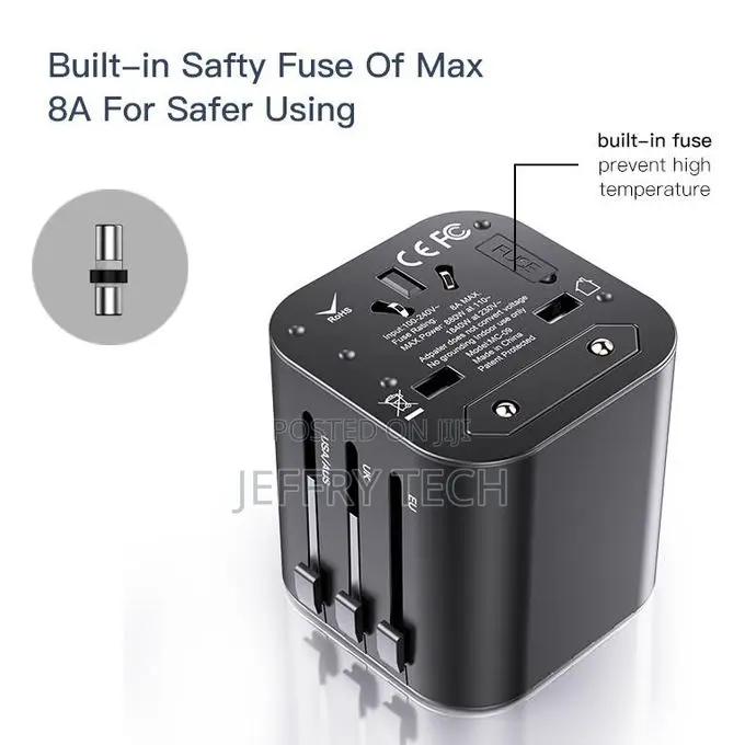 Yesido Universal 4-Port Usb Adapter and Type-C Charge _ Mc09