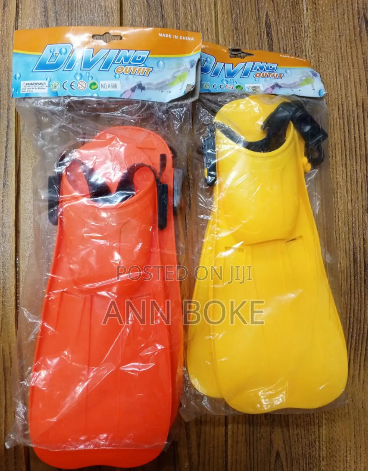 Swimming Diving Flippers
Orange and Yellow.
/-
