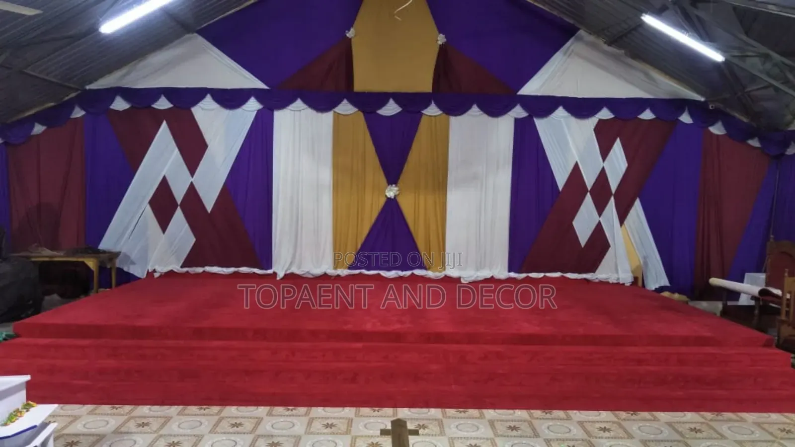Thick Pile Pulpit Wall to Wall Carpet for Quiet Comfort