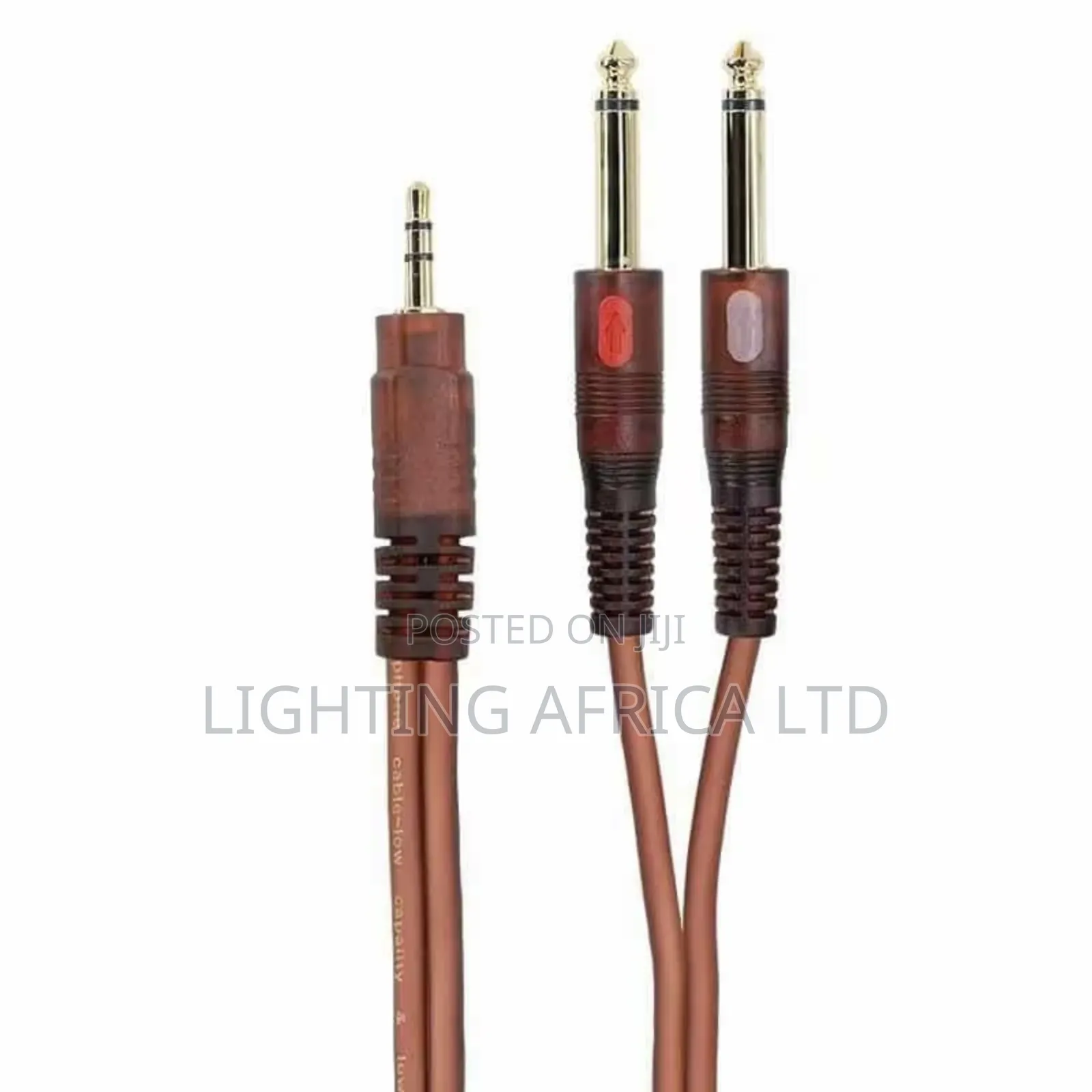 Single Jack Pin To Dualjack High Quality Cable