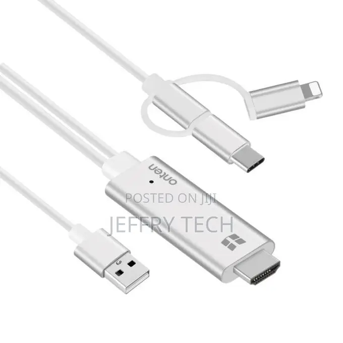 Otn-7537a 3 in 1 1080p Mobile Hd Screen Player Adapter Cable