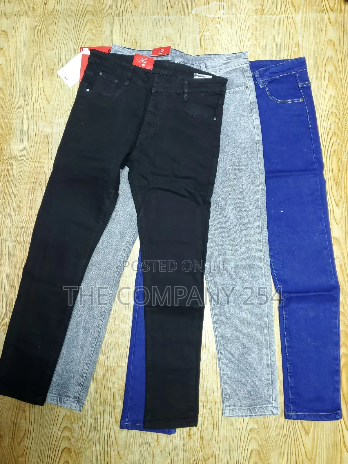 Quality Leather Men Casual Amiri DSNL Denim Jeans Trousers