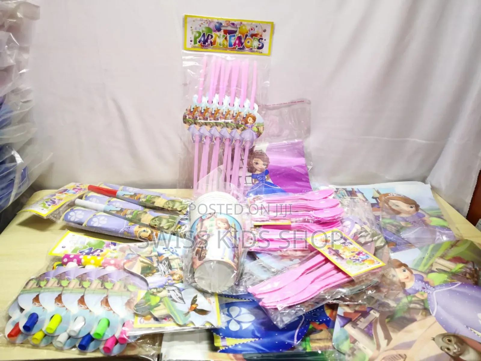 Kids Birthday Party Decorations/ Sofia Girls Birthday Set.