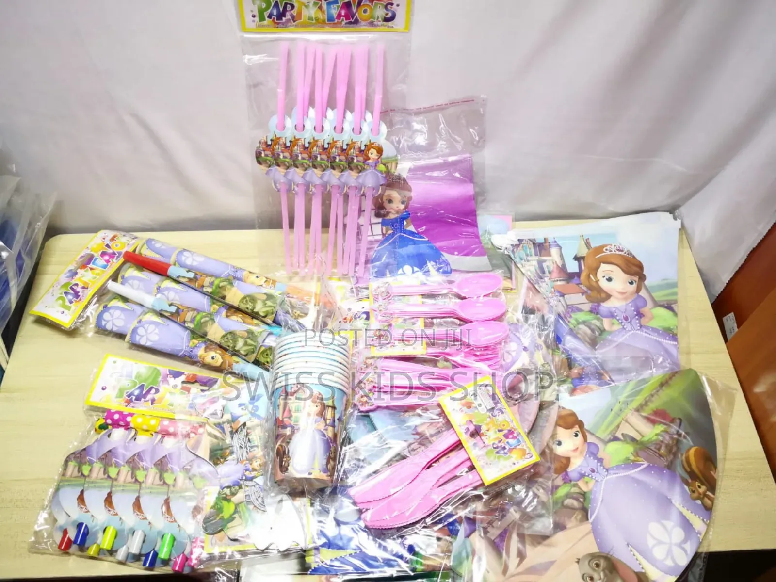 Kids Birthday Party Decorations/ Sofia Girls Birthday Set.