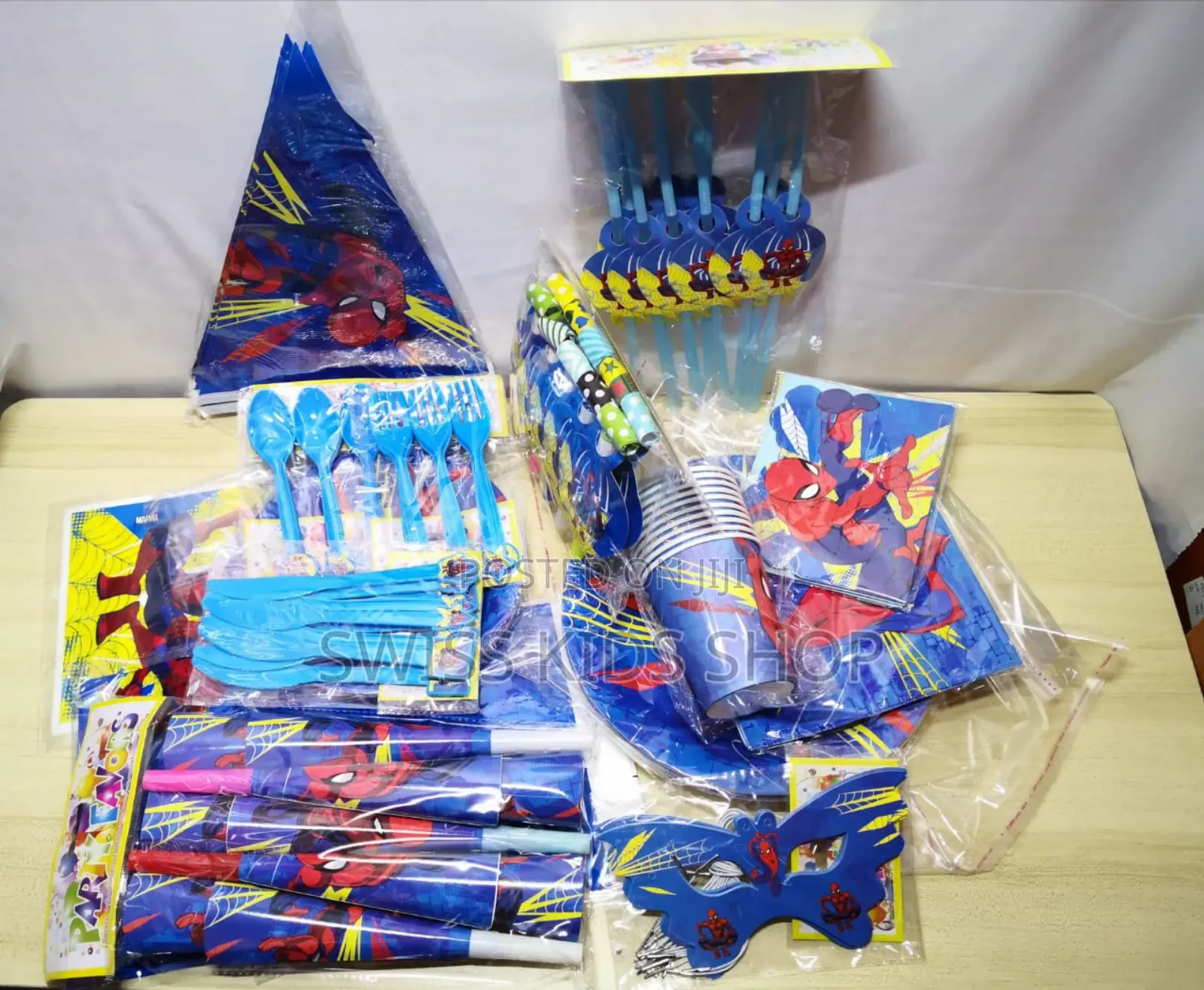 Spiderman Themed Boys Birthday Party Decorations