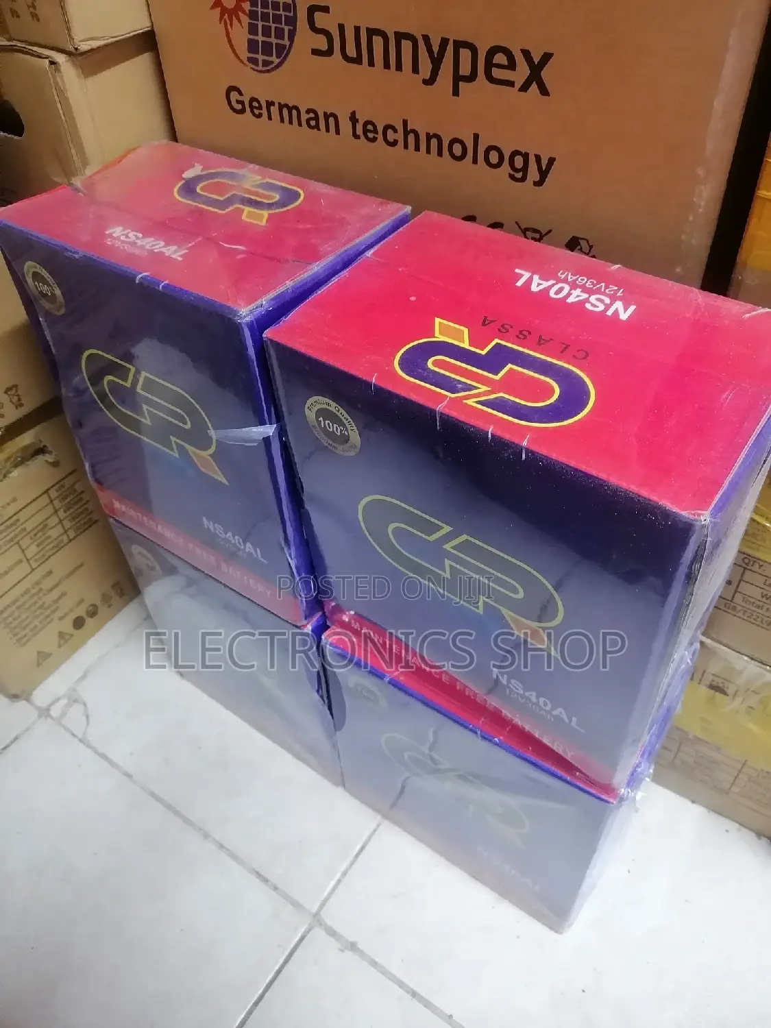 Cr Ns40.12v/36ah Maitainance Free Car Battery