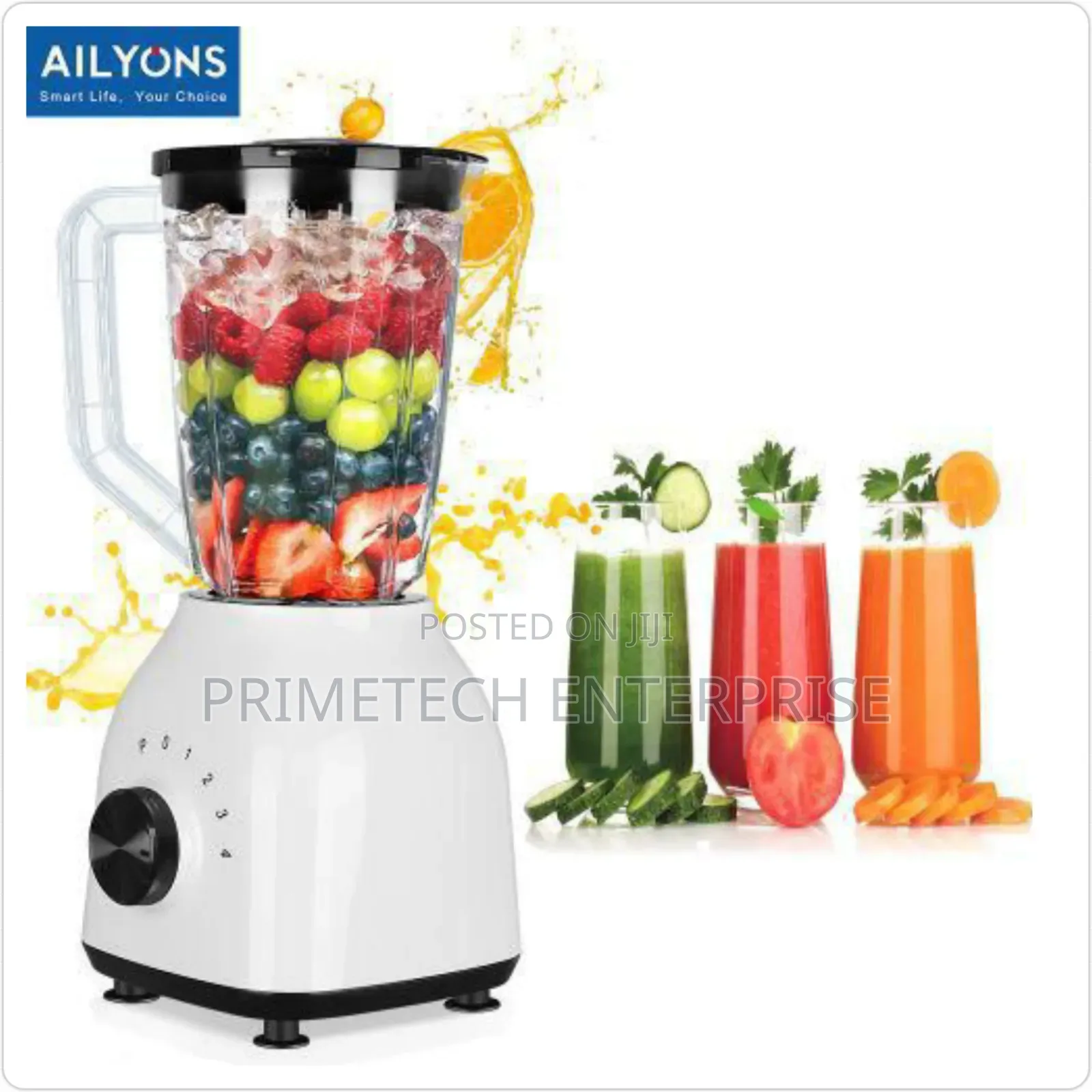 2 in 1 Ailyons Electric Blender-Tyb-201-As