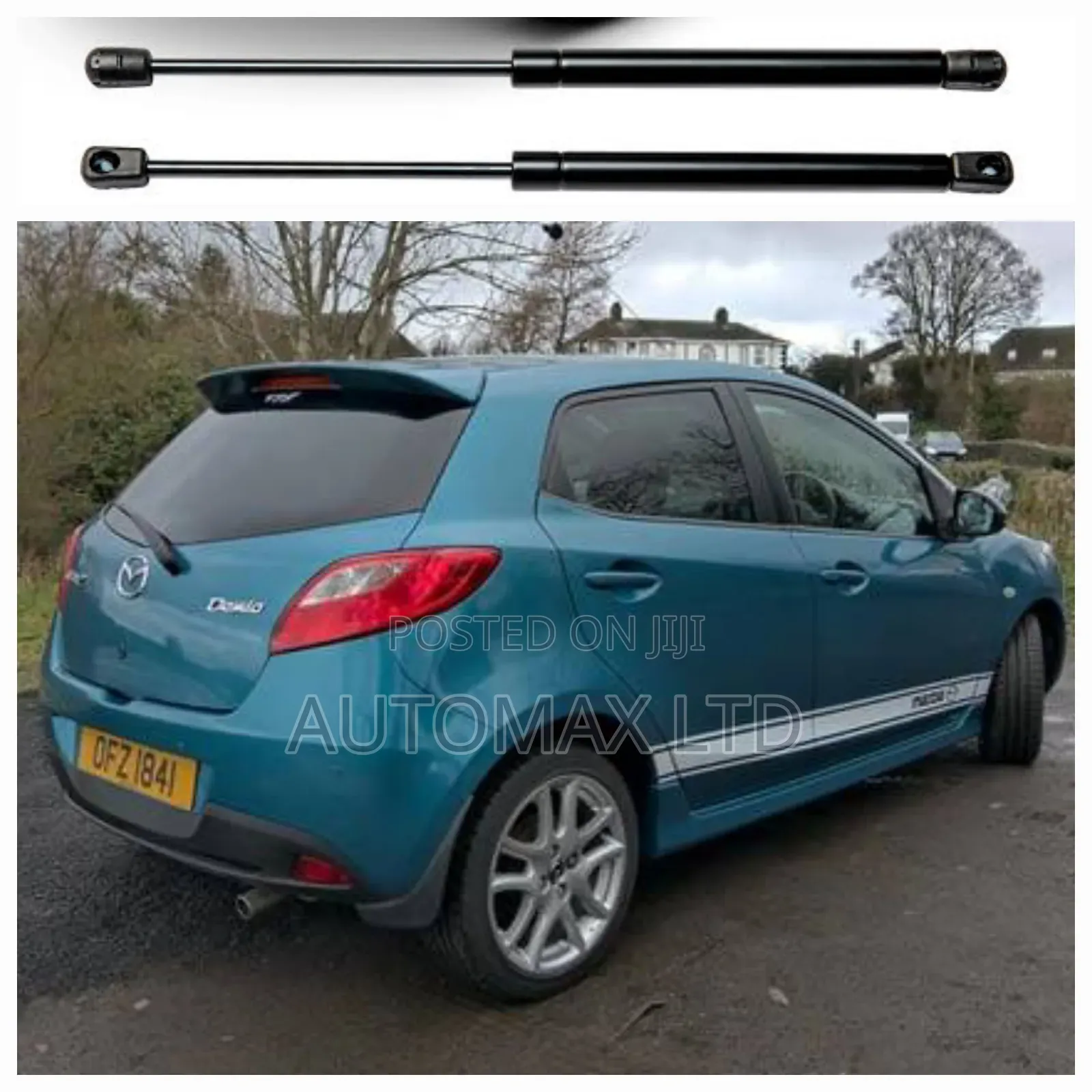 Mazda 2/ Demio, Yr2007+ Rear Boot Gas Struts/Shocks