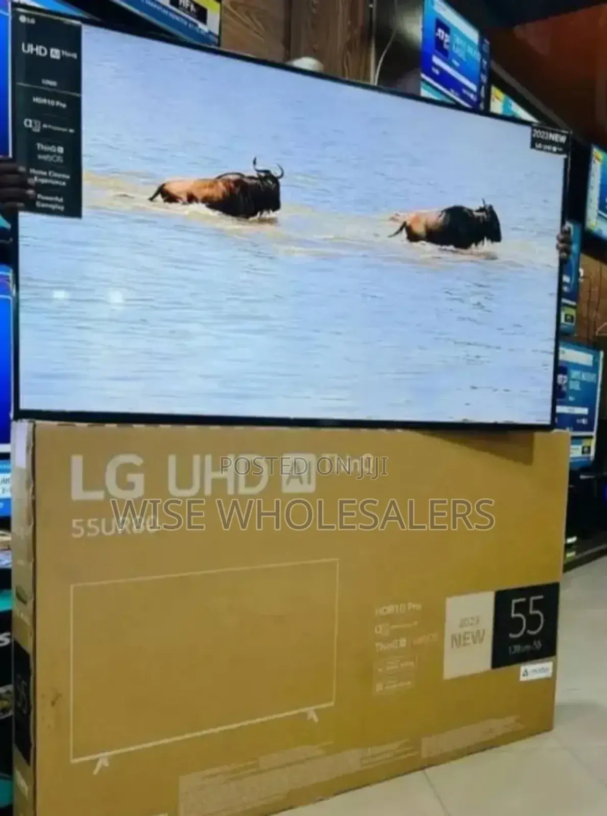 Lg 55′′ 55ut80006lb Smart Webos Ai Thinkq 4k Tv