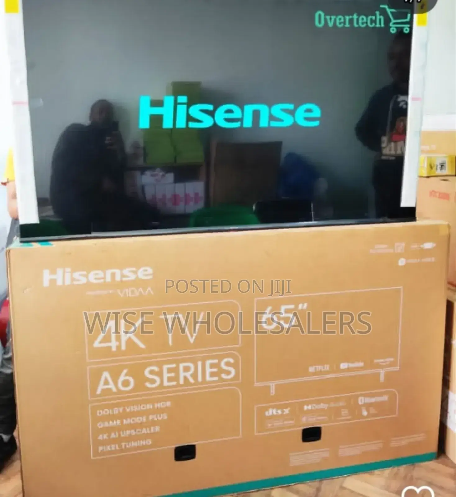 Hisense 65′′ 65a6 Vidaa Smart 4k Uhd Tv