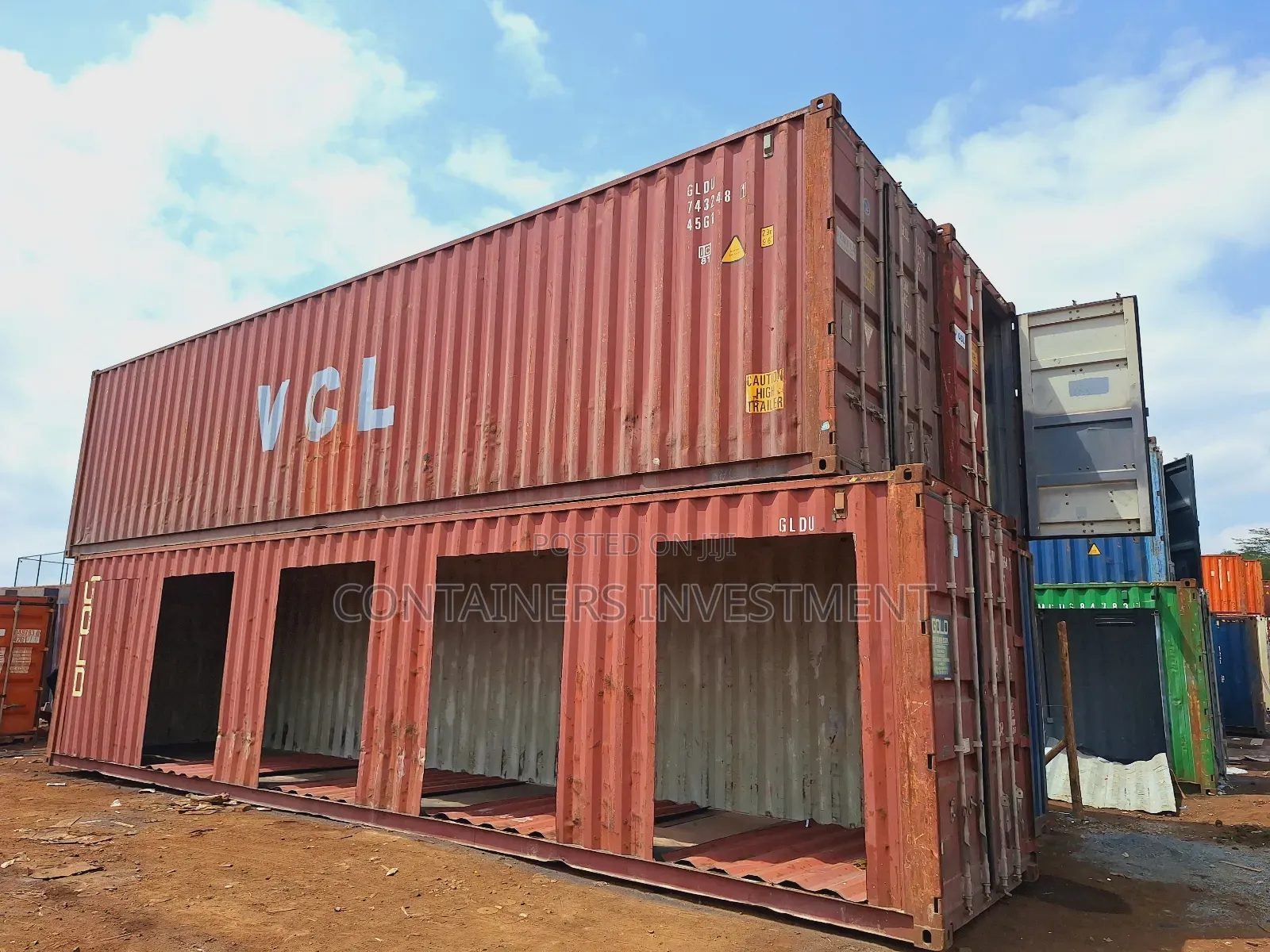 40ft Empty Containers- Storage on a Whole New Level.