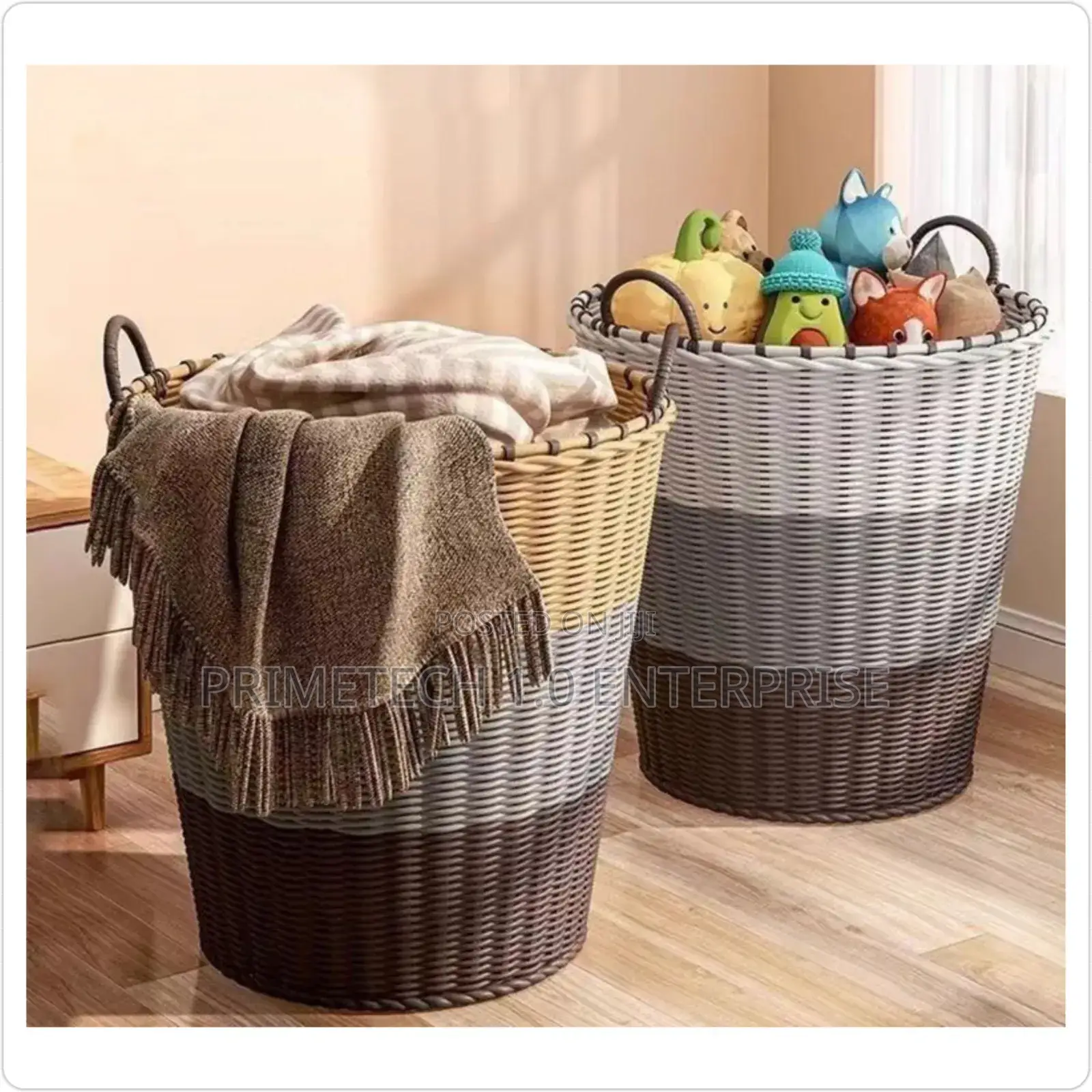 Rattan Laundry Boxes(50*48*45cm)