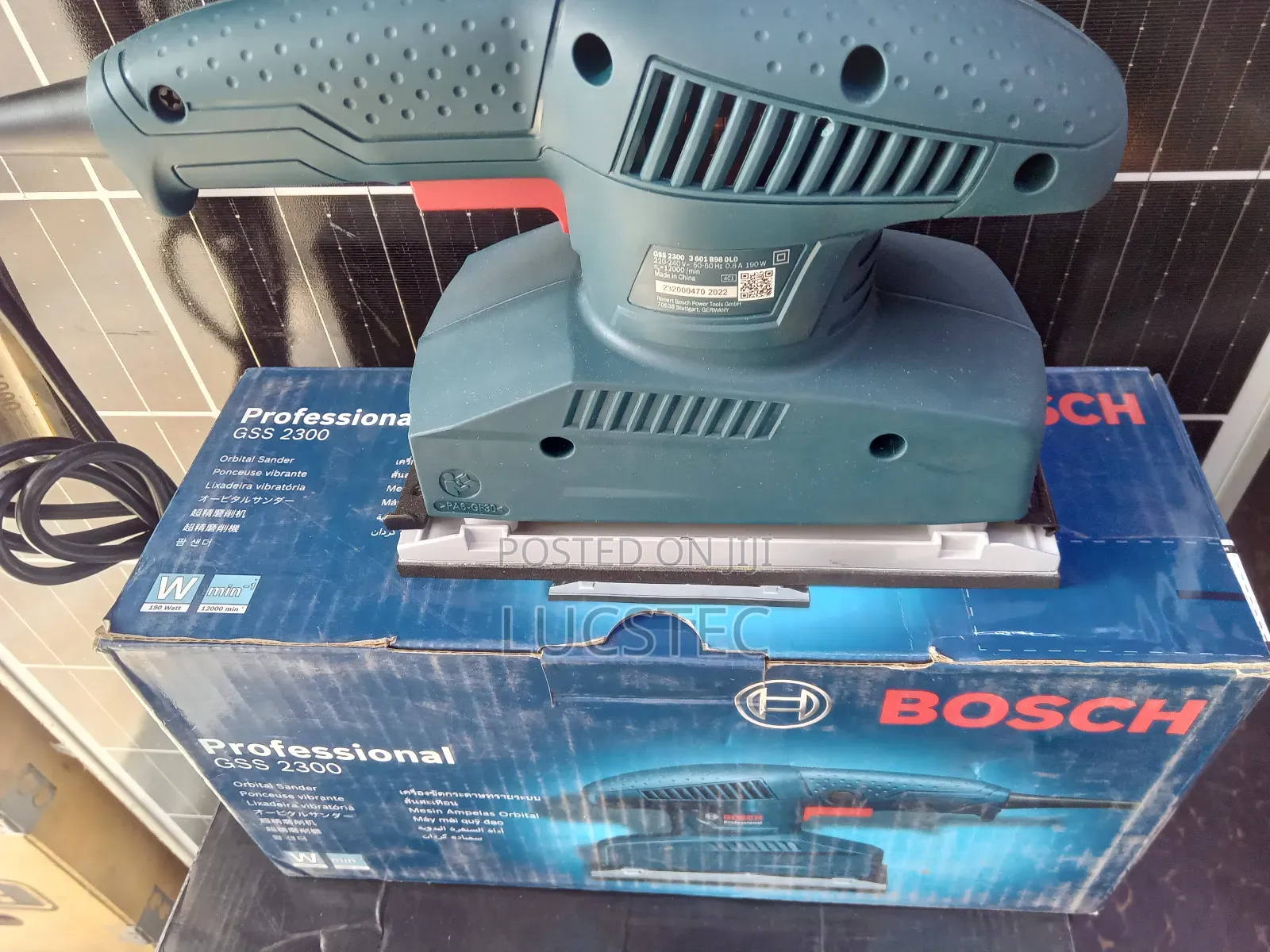 Bosch Orbital Sander.