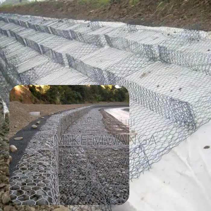 Permeable Galvanized Steel Gabion Mattresses