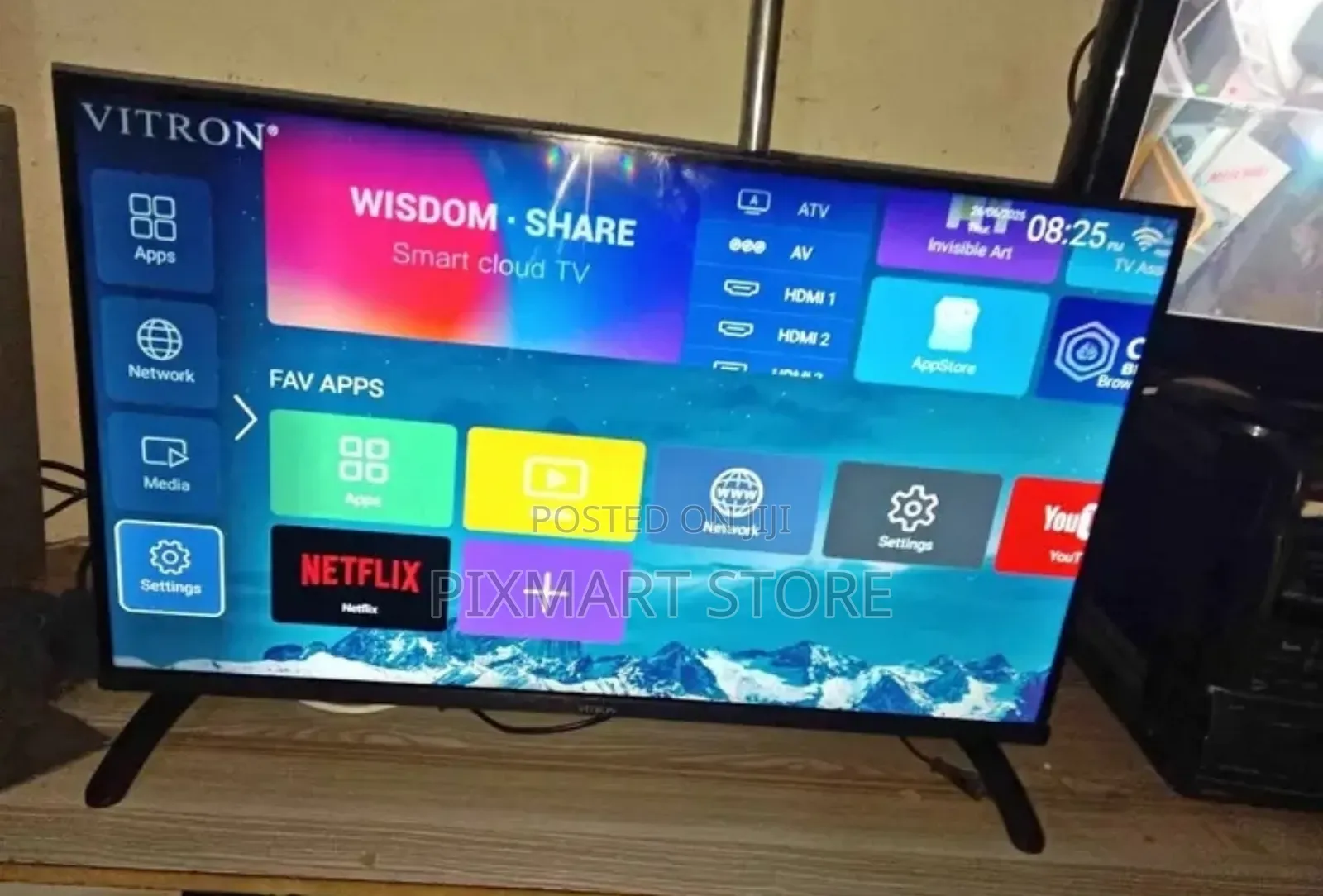 Vitron 32" Smart Digital Tv – Slim Design, Smart Apps