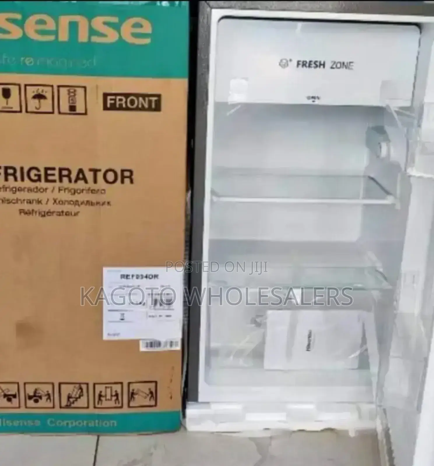 Hisense 94l Single Door Refrigerator (Silver) Hsm94