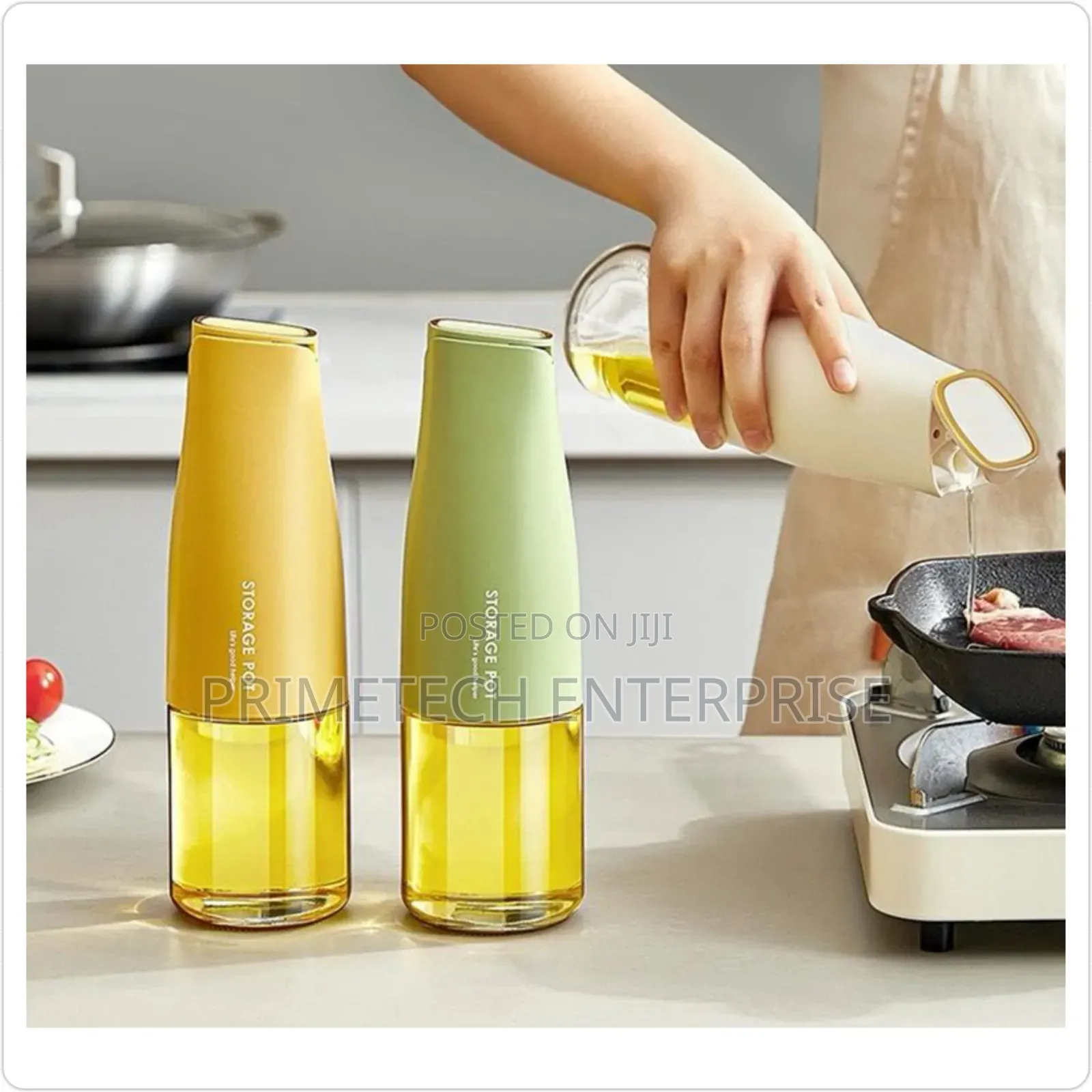 Kitchen Glass Oil Jug