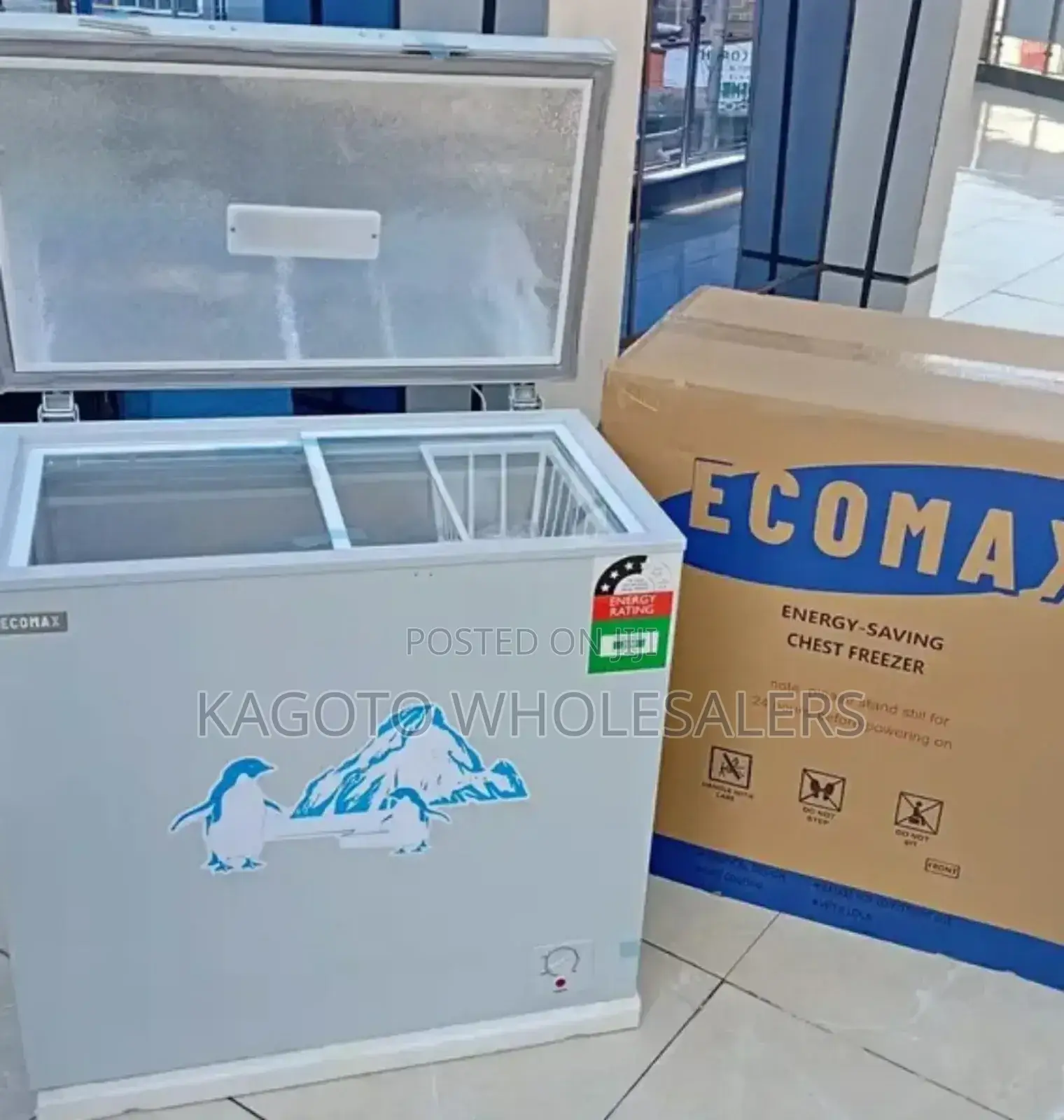 Ecomax 169litres Chest Freezer (White) E/169lf