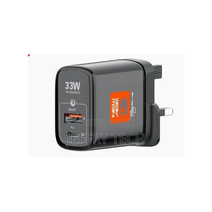 Pd 33w Usb-C Usb-a Output Fast Phone Charger