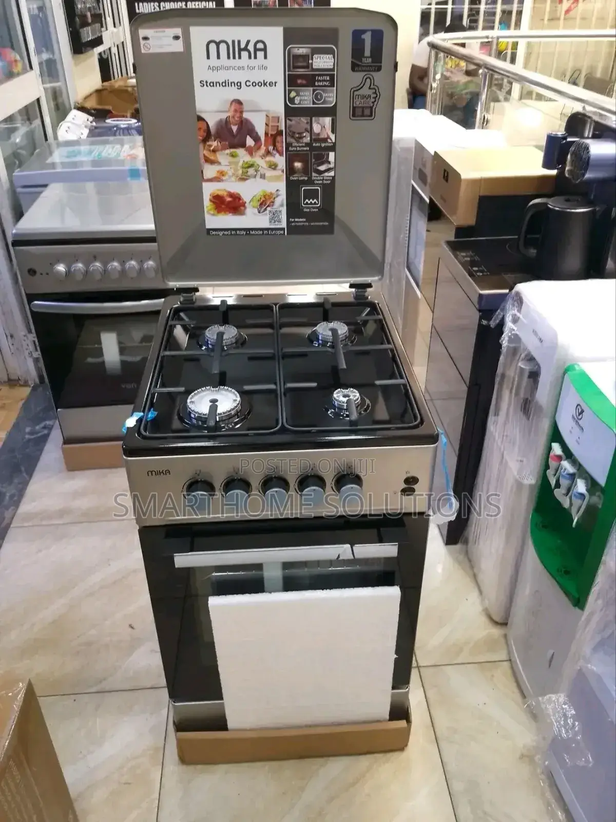 Compact Power: Mika 50x55 4-Burner