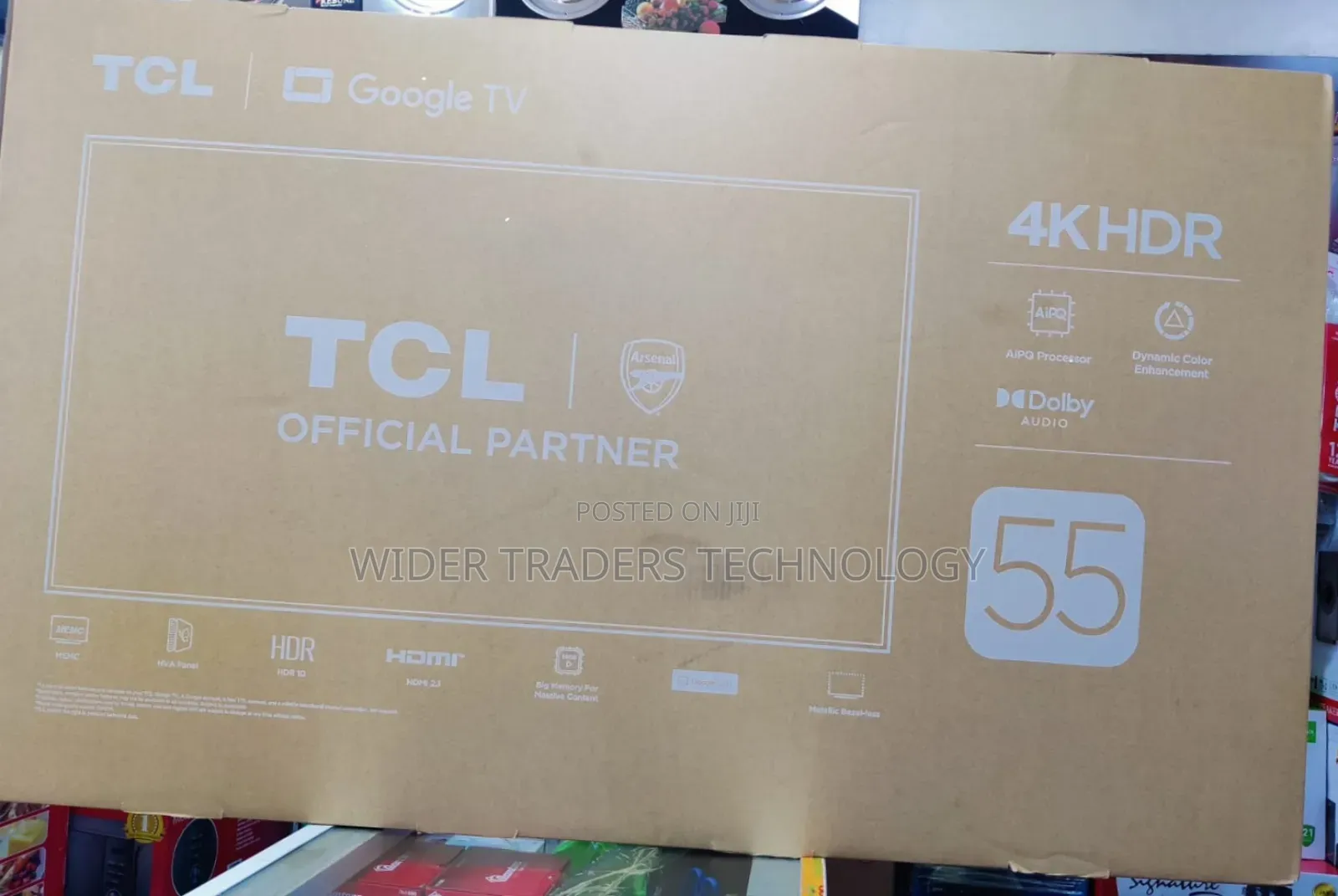 Tcl 55" Google Tv 4khdr 55v6c