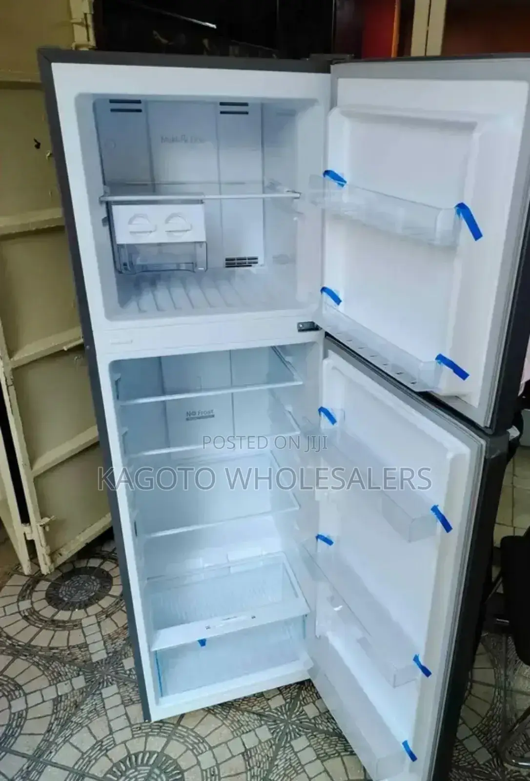Mika 255 Litres Two Door Refrigerator (Grey) M255l/Rf